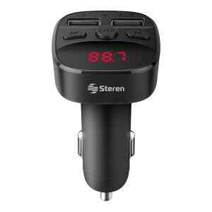 Transmisor FM Bluetooth* con cargador USB y reproductor MP3 – Steren