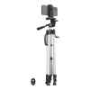Tripie universal largo de aluminio con soporte para celular – Steren