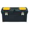 CAJA PLASTICA PARA HERRAMIENTAS, CON BANDEJA, LARGO 23-5/8 PULG, ANCHO 11-3/8 PULG, ALTO 11 PULG.MARCA STANLEY