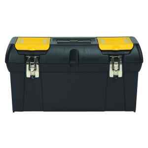 CAJA PLASTICA PARA HERRAMIENTAS, CON BANDEJA, LARGO 23-5/8 PULG, ANCHO 11-3/8 PULG, ALTO 11 PULG.MARCA STANLEY