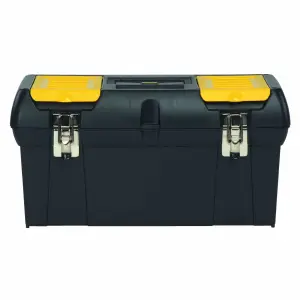 CAJA PLASTICA PARA HERRAMIENTAS, CON BANDEJA, LARGO 23-5/8 PULG, ANCHO 11-3/8 PULG, ALTO 11 PULG.MARCA STANLEY