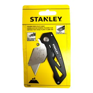CUCHILLA DE BOLSILLO PLEGABLE. MARCA STANLEY