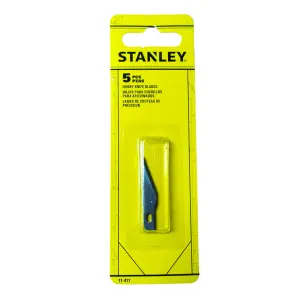 HOJAS DE REPUESTO PARA CUCHILLA DE USO LIVIANO, SET DE 5 PIEZAS, GROSOR DE 508 MILIMETROS. MARCA STANLEY