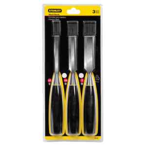 JUEGO DE 3 FORMONES, SERIE 5000, 1/2, 3/4, 1 PULGADAS ANCHO-HOJA, 12, 19, 25 MILIMETROS. MARCA STANLEY