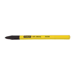 PUNTERO/CINCEL MANUAL DE PUNTA, 5/8 DE PUNTA X 10 PULGADAS DE LARGO . MARCA STANLEY