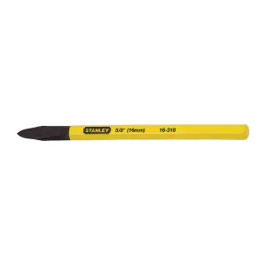 PUNTERO/CINCEL MANUAL DE PUNTA, 5/8 DE PUNTA X 10 PULGADAS DE LARGO . MARCA STANLEY