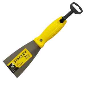 ESPATULA DE MANGO PLASTICO, ANCHO-HOJA 2-1/2 PULGADAS, 64 MILIMETROS. MARCA STANLEY