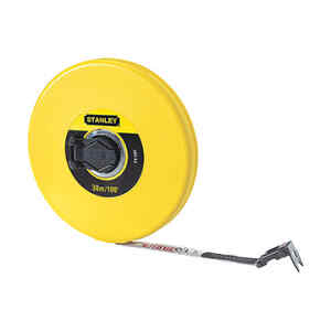 CINTA LARGA, FIBRA DE VIDRIO, 1/2 PULGADAS X 15 METROS. MARCA STANLEY