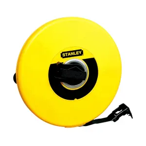 CINTA LARGA, FIBRA DE VIDRIO, 1/2 PULGADAS X 50 METROS. MARCA STANLEY