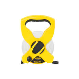 CINTA LARGA, FIBRA DE VIDRIO, CARRIL ABIERTO, 1/2 PULGADAS X 30 METROS.STANLEY