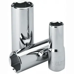 COPA/DADO/CUBO LARGO METRICO, 6 PUNTOS, RAIZ DE 1/4, 10 MILIMETROS. MARCA STANLEY