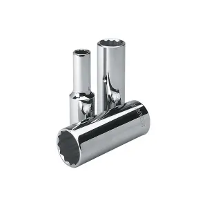 COPA/DADO/CUBO LARGO METRICO, 12 PUNTOS, RAIZ DE 1/2, 24 MILIMETROS. MARCA STANLEY