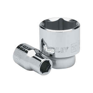 COPA/DADO/CUBO ESTANDAR METRICO, 6 PUNTOS, RAIZ DE 1/2, 9 MILIMETROS. MARCA STANLEY