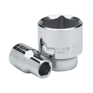 COPA/DADO/CUBO ESTANDAR METRICO, 6 PUNTOS, RAIZ DE 1/2, 10 MILIMETROS. MARCA STANLEY