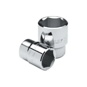 COPA/DADO/CUBO ESTANDAR METRICO, 6 PUNTOS, RAIZ DE 1/2, 26 MILIMETROS. MARCA STANLEY