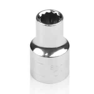 COPA/DADO/CUBO ESTANDAR METRICO, 12 PUNTOS, RAIZ DE 1/2, 17 MILIMETROS. MARCA STANLEY