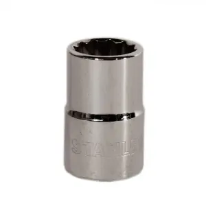COPA/DADO/CUBO ESTANDAR EN PULGADAS, 12 PUNTOS, RAIZ DE 1/2, TAMAÑO 5/8 PULGADAS. MARCA STANLEY