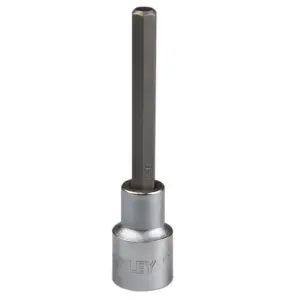 COPA/DADO/CUBO DE PUNTA HEXAGONAL LARGOS MÉTRICOS, RAIZ DE 1/2 PULGADA, LARGO DE 8 MILIMETROS. MARCA STANLEY