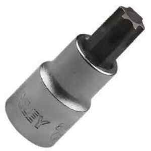 COPA/DADO/CUBO DE PUNTA TORX, RAIZ 1/2 PULGADA, MEDIDA T-50. MARCA STANLEY