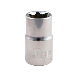 COPA/DADO/CUBO TORX, HEMBRA, RAIZ DE 1/2, MEDIDA E10. MARCA STANLEY