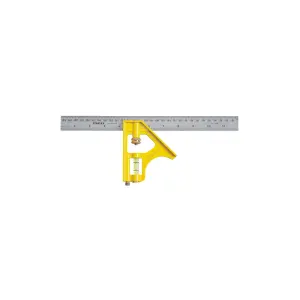 ESCUADRA DE COMBINACION, PROFESIONAL, LARGO 12 PULG,ADAS, 305 MM. MARCA STANLEY