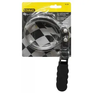 LLAVE DE BANDA PARA FILTRO DE ACEITE, TAMAÑO DE 2-7/8 A 3-1/4 PULGADAS, 73 A 83 MILIMETROS. MARCA STANLEY