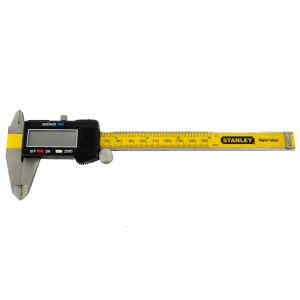 VERNIER DIGITAL, LARGO 6 PULGADAS, GRADUACION DE 0.01 MILIMETROS, 0.0005 PULGADAS CON ESTUCHE .MARCA STANLEY