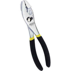 ALICATE DE COMBINACION, LARGO DE 8 PULGADAS, ANCHO DE 2 PULGADAS, ANCHO DE PUNTA 5/8 PULGADAS. MARCA STANLEY
