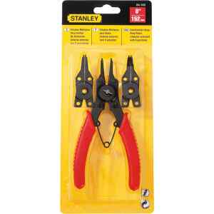ALICATE MULTIPLE PARA ANILLOS DE RETECION, CON 4 PUNTAS, LARGO DE 6 PULGADAS. MARCA STANLEY