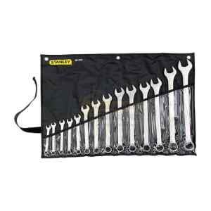 JUEGO 14 LLAVES COMBINADAS, DE 10, 11, 12, 13, 14, 17, 19, 21, 22, 23, 24, 26, 30 Y  32 MM, 12 PUNTOS. MARCA STANLEY