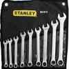 JUEGO DE 9 LLAVES COMBINADAS MILIMETRICAS, DE 8, 9, 10, 11, 12, 13, 14, 15 Y 17 MILIMETROS, 12 PUNTOS. MARCA STANLEY