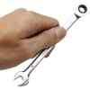 LLAVE COMBINADA DE RATCHET, LARGA METRICA, APERTURA DE 8 MILIMETROS, LARGO DE 111.6 MM. MARCA STANLEY