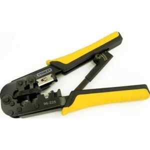 PINZA PONCHADORA 3 EN 1, PARA CABLES RJ45, RJ11 Y RJ12. MARCA STANLEY