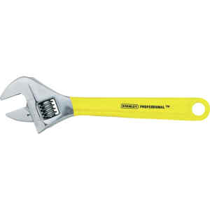 LLAVE AJUSTABLE PROFESSIONAL, LARGO DE 24 PULGADAS, APERTURA DE 2-7/16 PULGADAS, PESO DE 4.2 LIBRAS. MARCA STANLEY