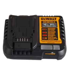 CARGADOR DE BATERIAS DE LITIO, 12 VOLTIOS A 20 VOLTIOS, 4 AMPERIOS DE SALIDA, CARGA RAPIDA. MARCA DEWALT