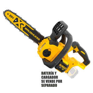 MOTOSIERRA INALAMBRICA 20V XR, ESPADA 12 PULGADAS, MOTOR BRUSHLESS, SIN BATERIA NI CARGADOR. (BARE TOOL). DEWALT
