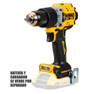BARRENO/TALADRO PERCUTOR XR, 1/2 PLG, 20V, BRUSHLESS, SIN BATERIA NI CARGADOR, (BARE TOOL). DEWALT