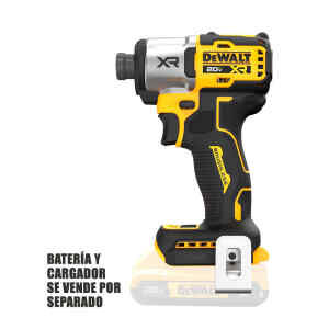 ATORNILLADOR DE IMPACTO INALAMBRICO 20V XR, 1/4, BRUSHLESS, 1825 PULG/LB, SIN BATERIA NI CARGADOR, (BARE TOOL). DEWALT