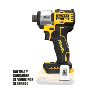 ATORNILLADOR DE IMPACTO INALAMBRICO 20V XR, 1/4, BRUSHLESS, 1825 PULG/LB, SIN BATERIA NI CARGADOR, (BARE TOOL). DEWALT
