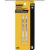 SET DE 2 CUCHILLAS PARA CALADORA, 10 DIENTES X PULG, 4 PULG LARGO, CORTES EN LAMINADOS DE MADERA. DEWALT
