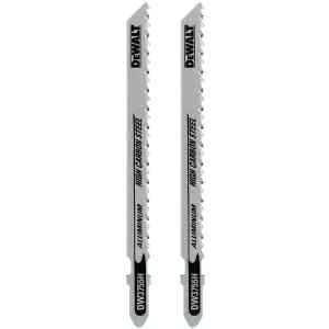 SET DE 2 CUCHILLAS PARA CALADORA, PARA ALUMINIO, FIBRA DE VIDRIO, 8 DIENTES X PULG. MARCA DEWALT