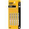SET DE 5 CUCHILLAS PARA CALADORA CODIGO DW3774-5, 18 DIENTES X PULG. MARCA DEWALT