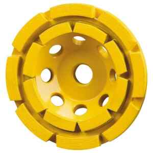 COPA DE DIAMANTE, 4-1/2 PULG, DOBLE FILA DE DIAMANTE. MARCA DEWALT