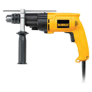 BARRENO PERCUTOR, 800 WATTS, CONCRETO, METAL Y MADERA, 1/2 PULG, 2 VELOCIDADES. MARCA DEWALT