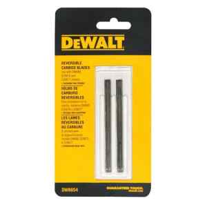 SET DE 2 CUCHILLAS DE CEPILLO, PARA D26676, DW677, STPP7502-B3, DW678, 7698, DE TUGSTENO. MARCA DEWALT