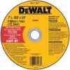 DISCO ABRASIVO, PLANO, 7 X 0.55 X 7/8 PULG, CORTAR ACERO INOXIDABLE. MARCA DEWALT