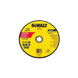 DISCO ABRASIVO, PLANO, 7 X 0.55 X 7/8 PULG, CORTAR METAL/ACERO INOXIDABLE, 1.6 MM. MARCA DEWALT