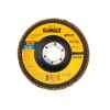 DISCO DE ZIRCONIO, DE 4-1/2 x 7/8 PULG, GRANO 40, FLAP DISC. MARCA DEWALT