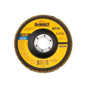 DISCO DE ZIRCONIO, DE 4-1/2 x 7/8 PULG, GRANO 40, FLAP DISC. MARCA DEWALT