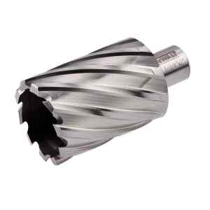 BROCA ANULAR HSS PARA METAL DE 1 3/4 X 2 PULGADAS VASTAGO 3/4. MARCA DEWALT
